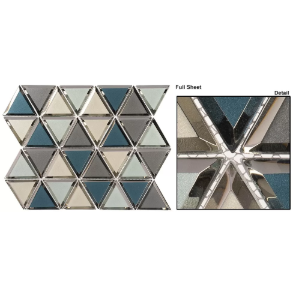 Carnival Spin - glass tile